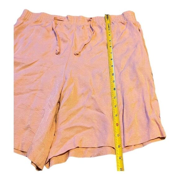 Vintage Niki Taylor Lounge Drawstring Pink / Gold Shorts Small Elastic Waistband - Picture 4 of 8